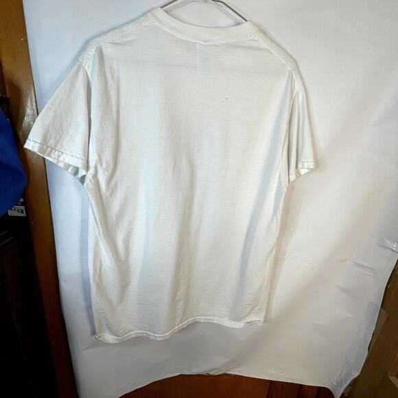 Scripture t-shirt Medium James 2:15-17 white cross prayer - Picture 3 of 5